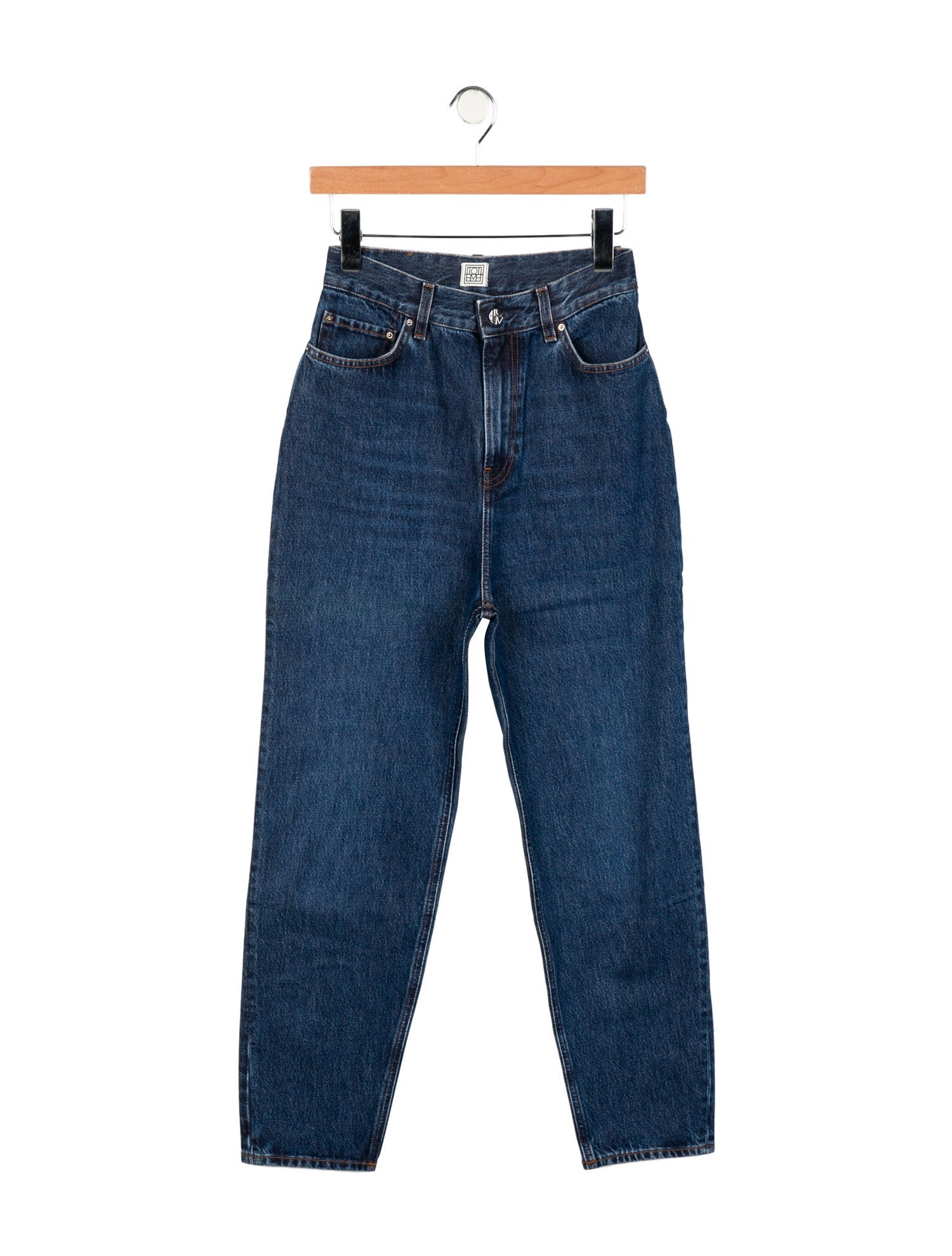 TOTEME High-Rise Straight Leg Jeans