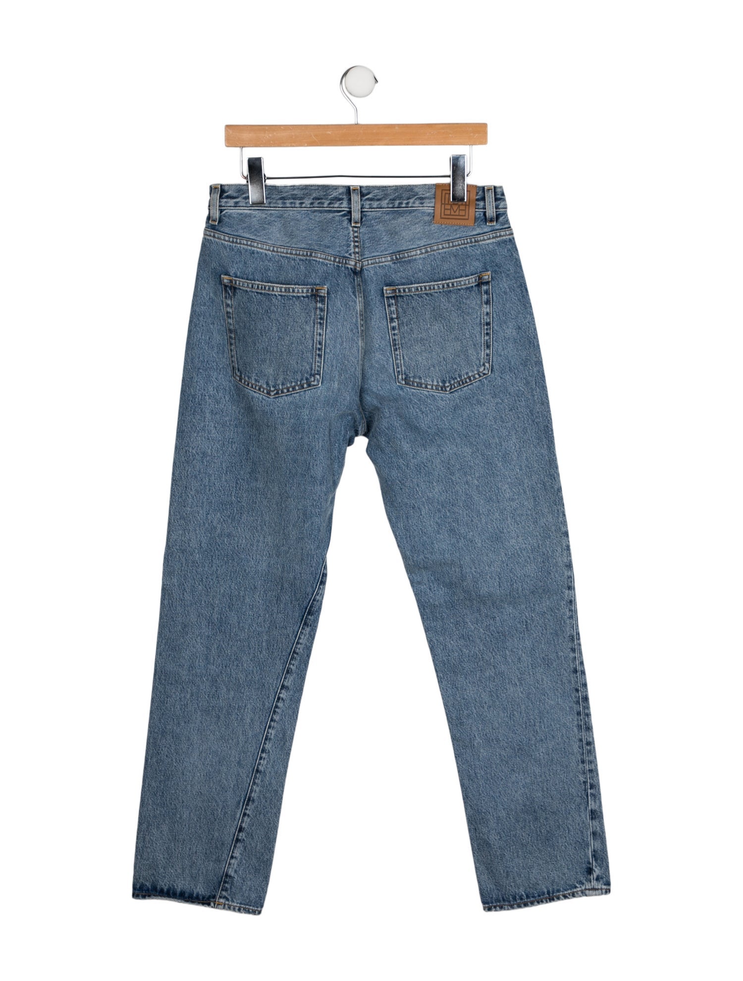 TOTEME High-Rise Straight Leg Jeans