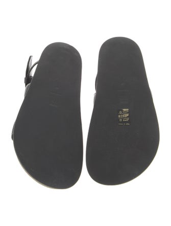 TOTEME Leather Slingback Sandals