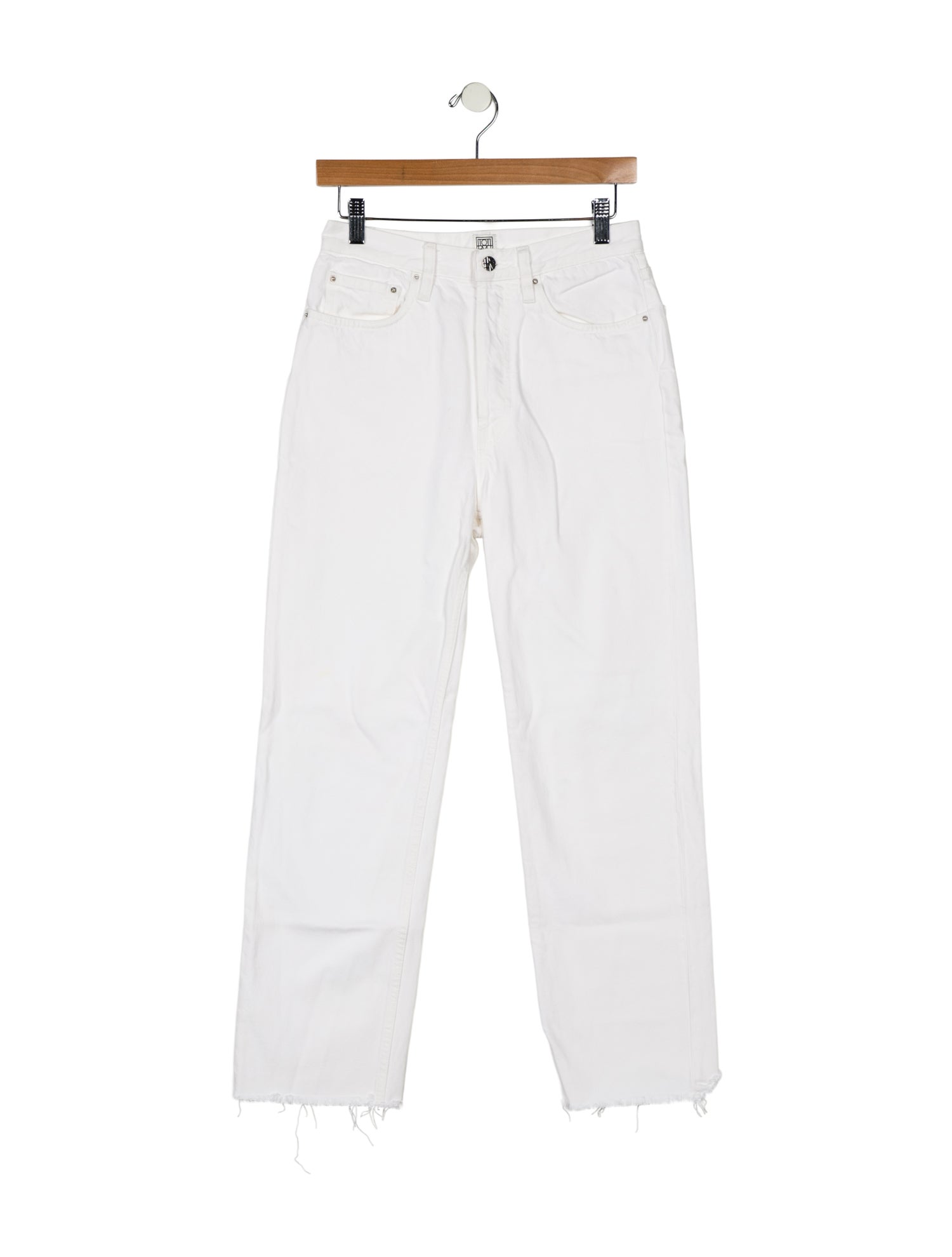 TOTEME High-Rise Straight Leg Jeans