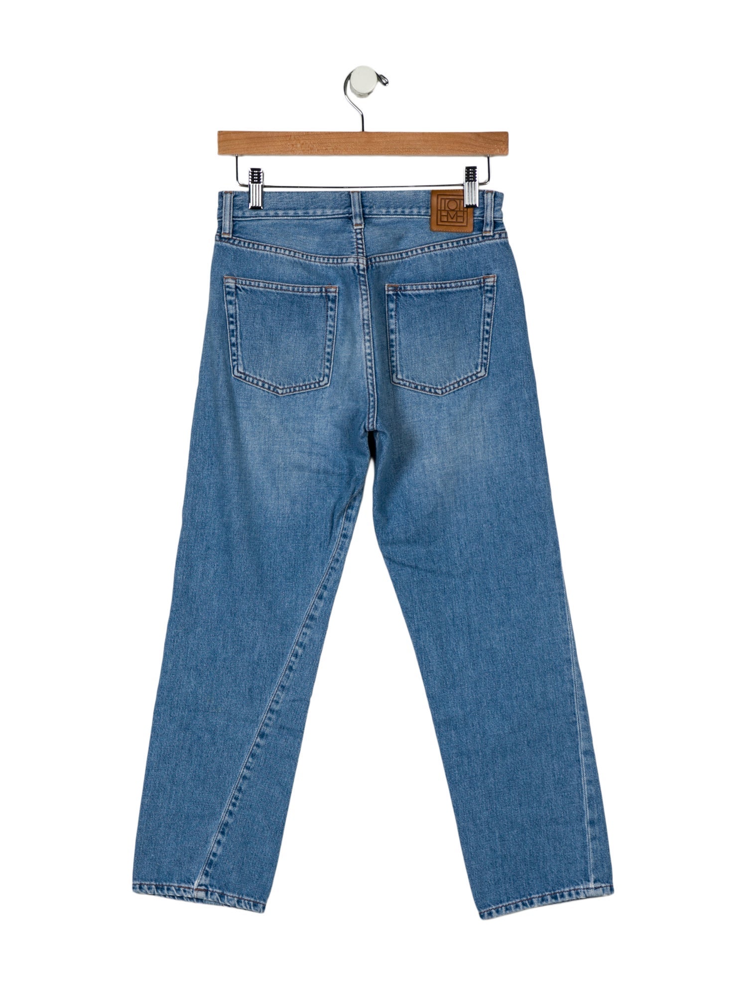 TOTEME Mid-Rise Straight Leg Jeans