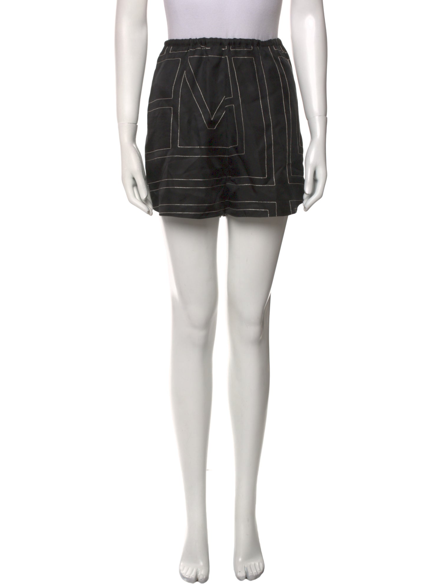 TOTEME Silk Mini Shorts