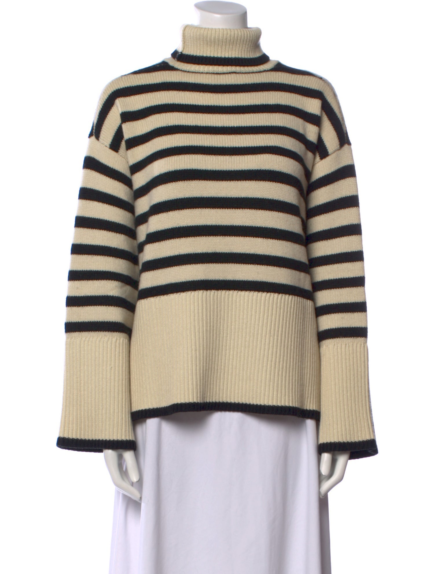 TOTEME Striped Turtleneck Sweater