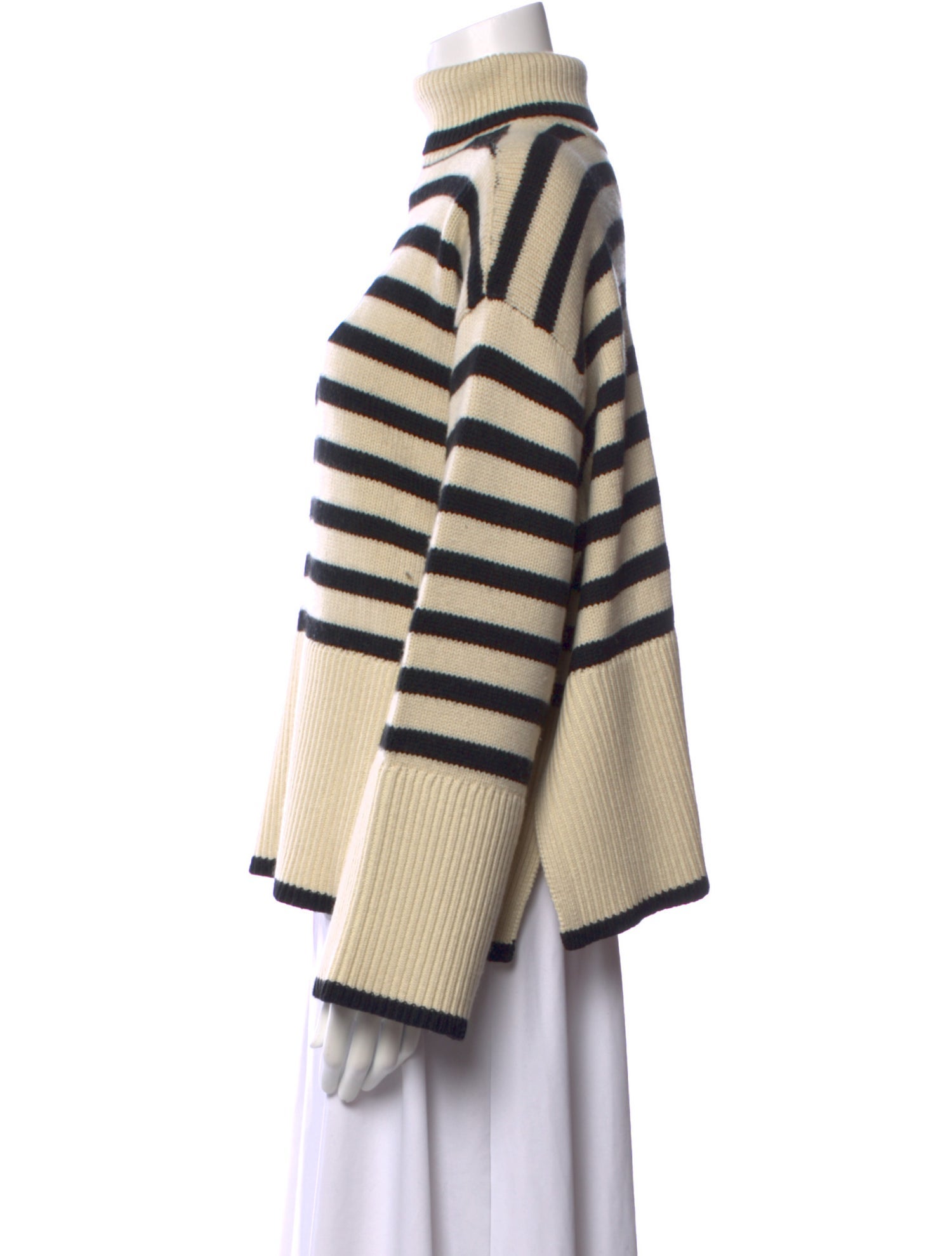 TOTEME Striped Turtleneck Sweater