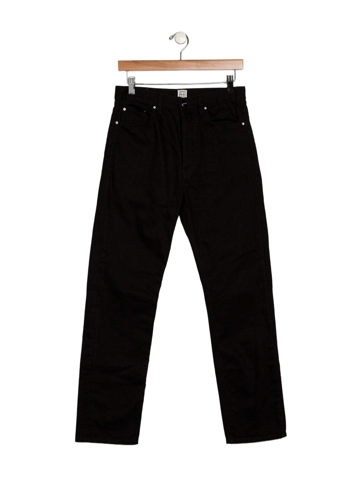 TOTEME High-Rise Straight Leg Jeans