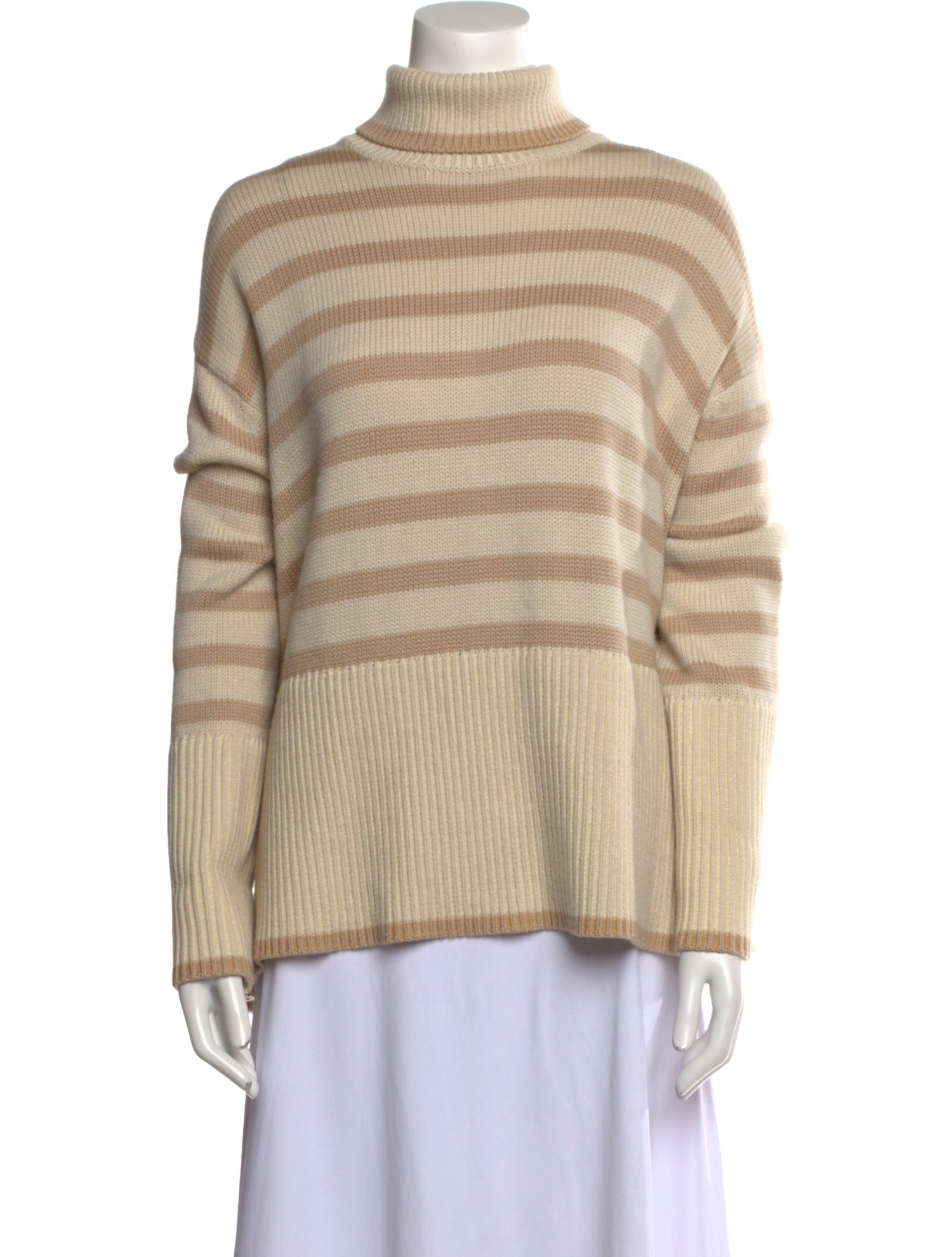 TOTEME Striped Turtleneck Sweater