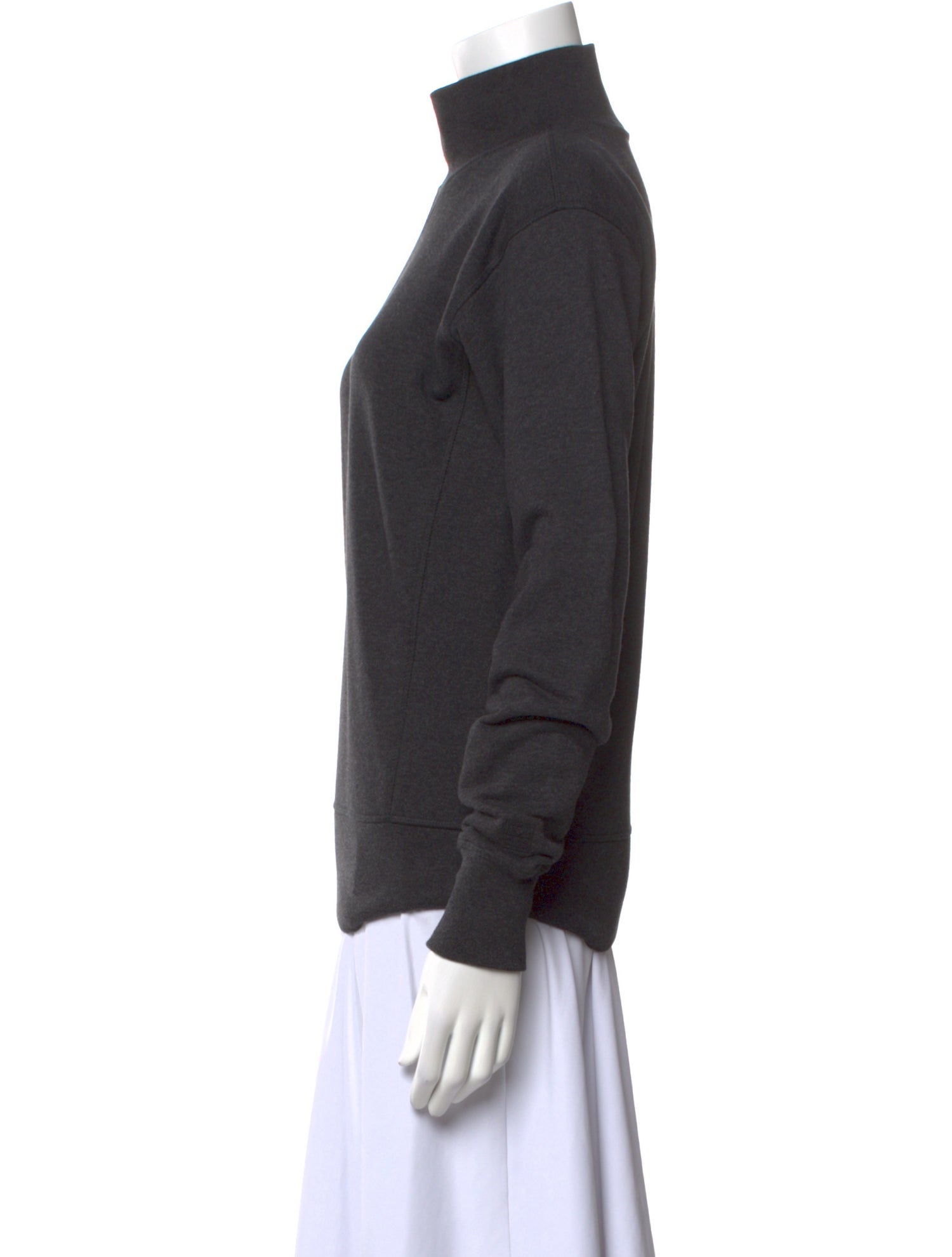 TOTEME Turtleneck Long Sleeve Sweatshirt