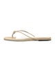 TOTEME Suede Flip Flops