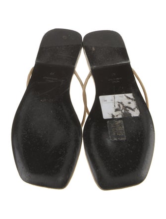 TOTEME Suede Flip Flops