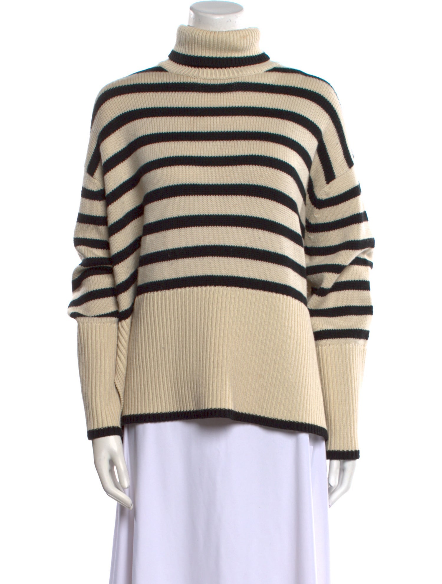 TOTEME Striped Turtleneck Sweater