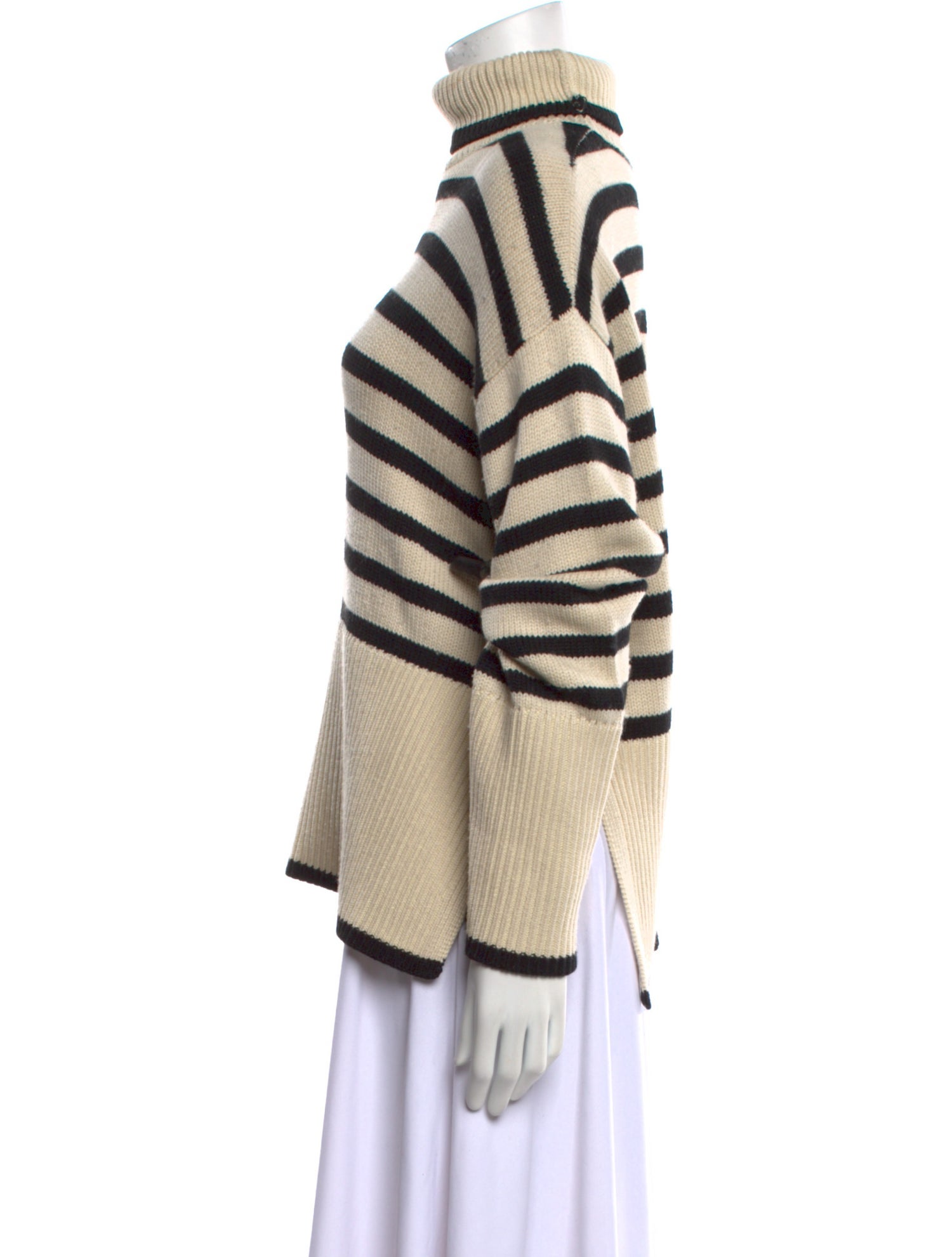 TOTEME Striped Turtleneck Sweater