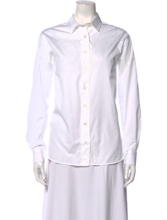 TOTEME Capri Long Sleeve Button-Up Top