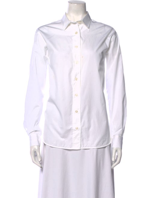 TOTEME Capri Long Sleeve Button-Up Top