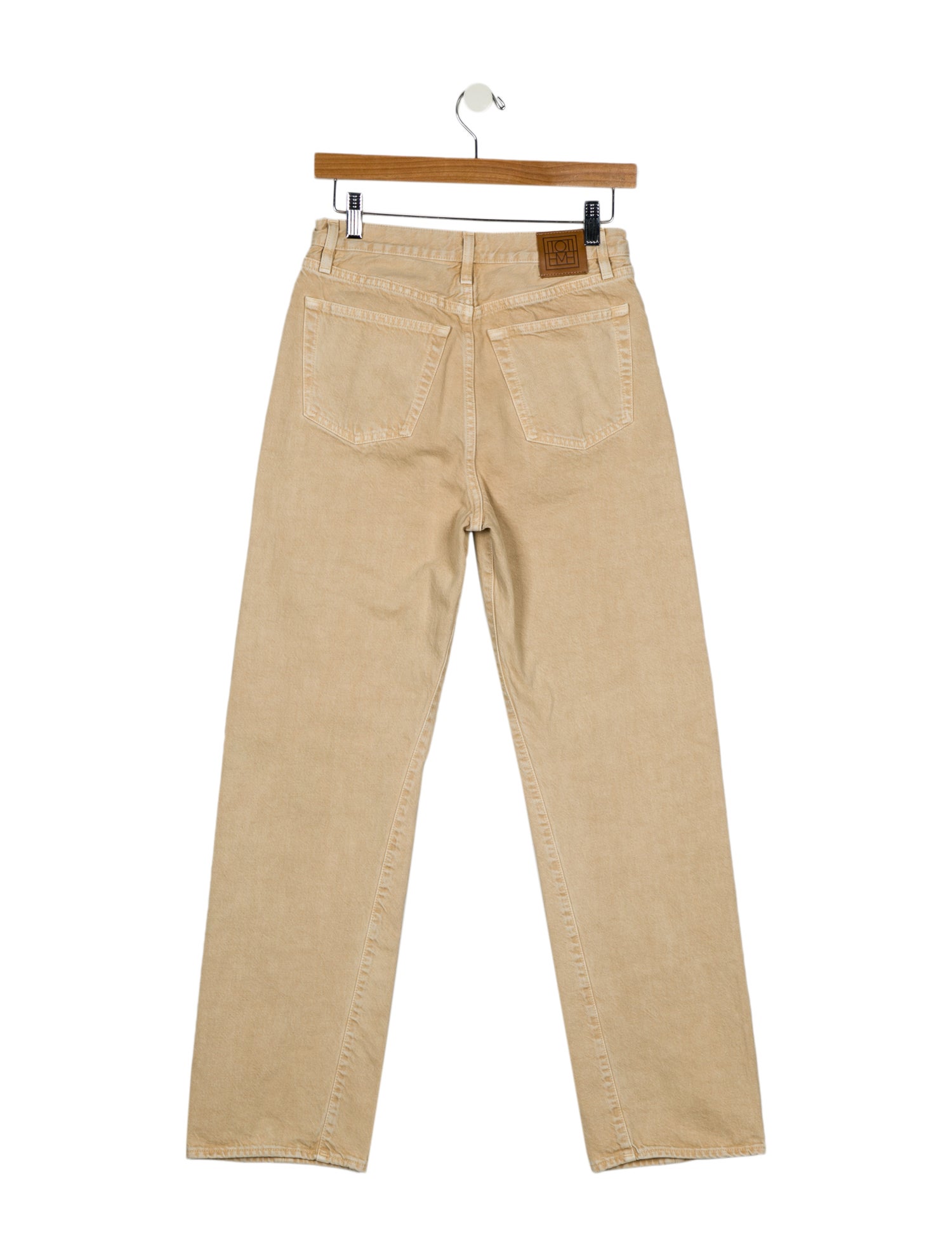 TOTEME High-Rise Straight Leg Jeans