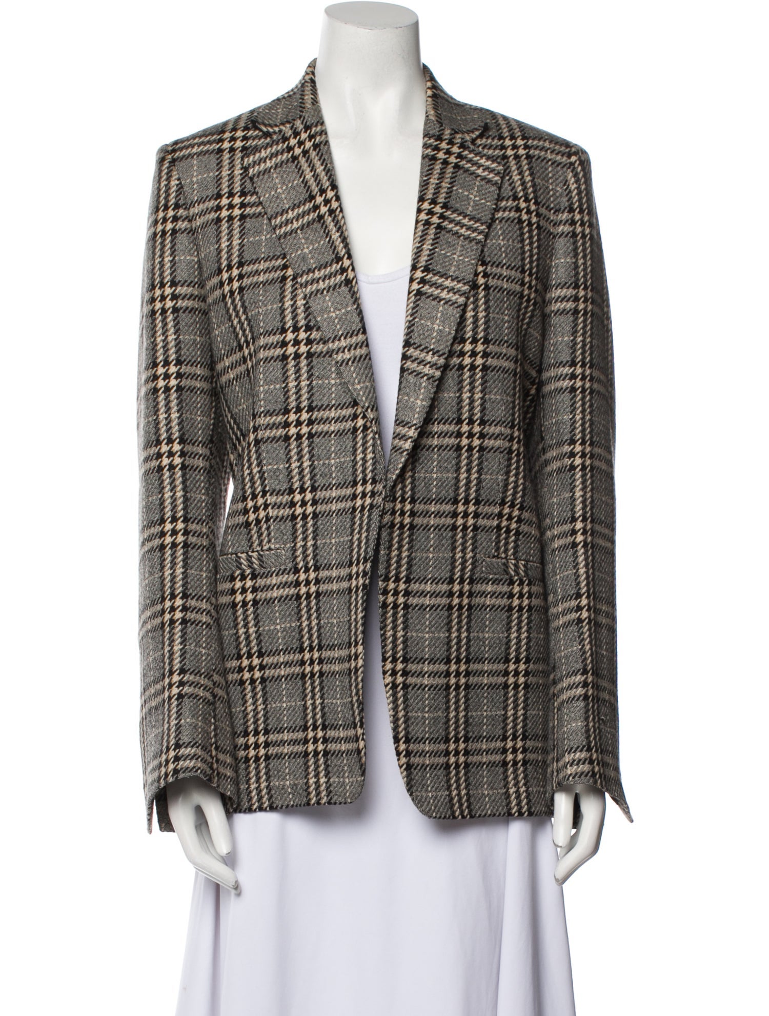 TOTEME Plaid Print Blazer