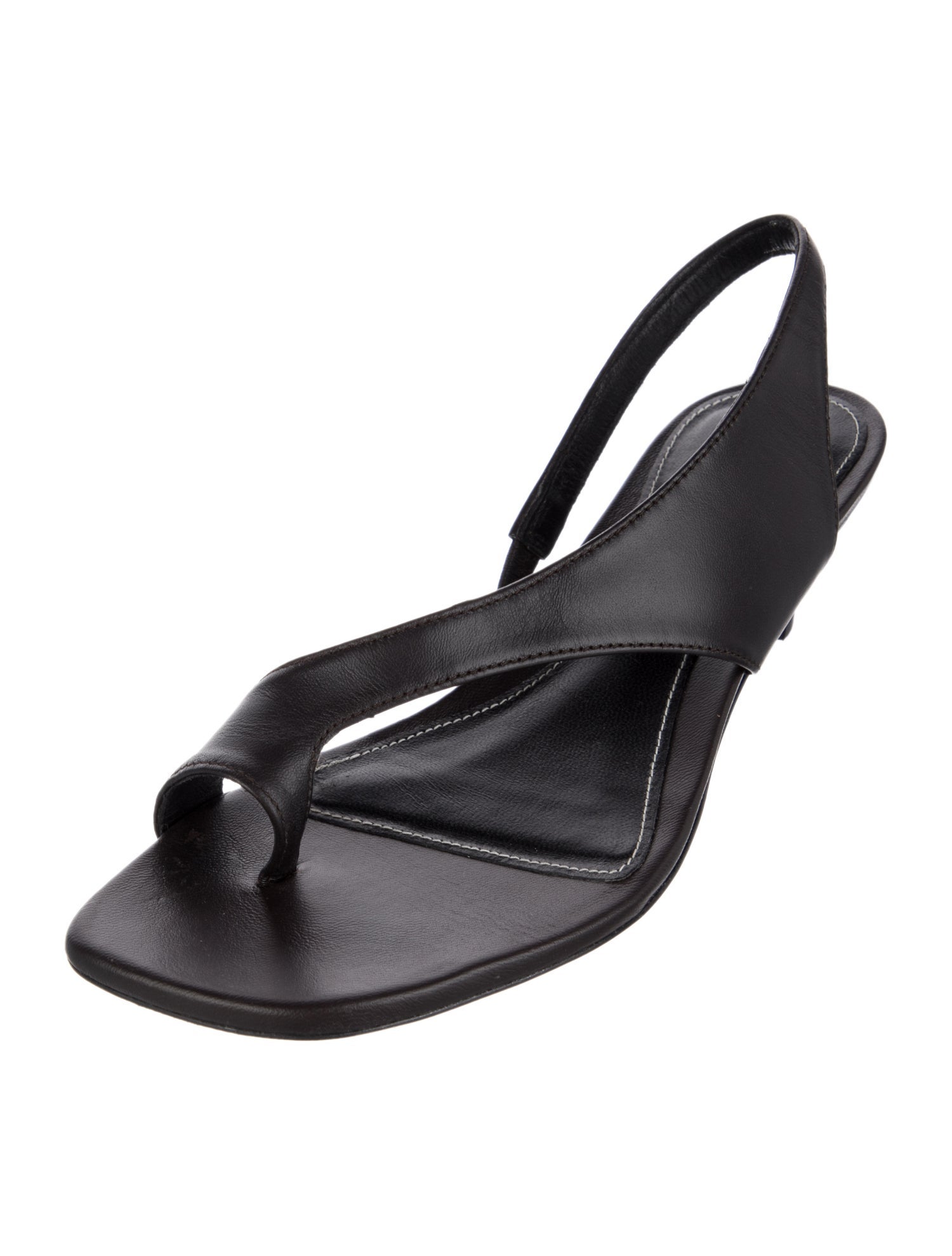 TOTEME Leather Slingback Sandals