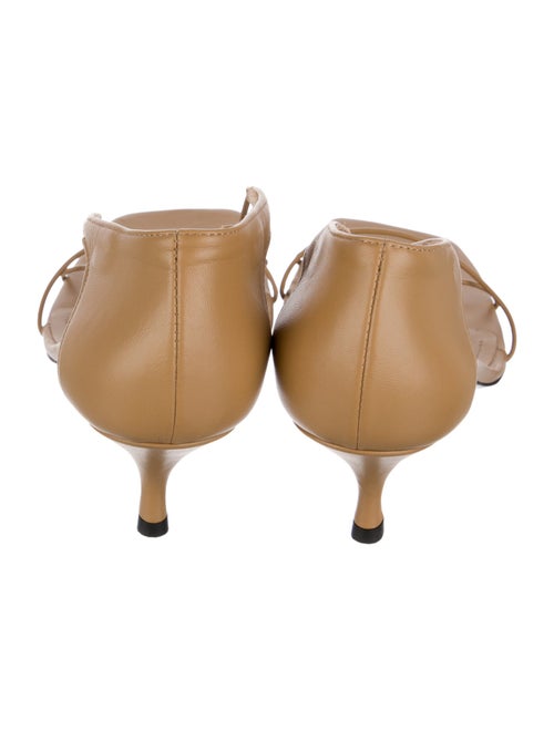 TOTEME Leather T-Strap Sandals