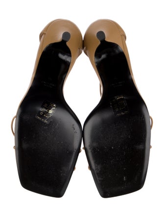 TOTEME Leather T-Strap Sandals