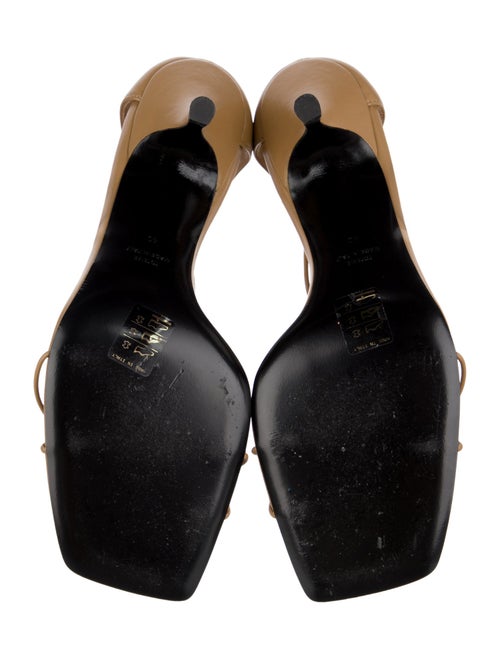 TOTEME Leather T-Strap Sandals