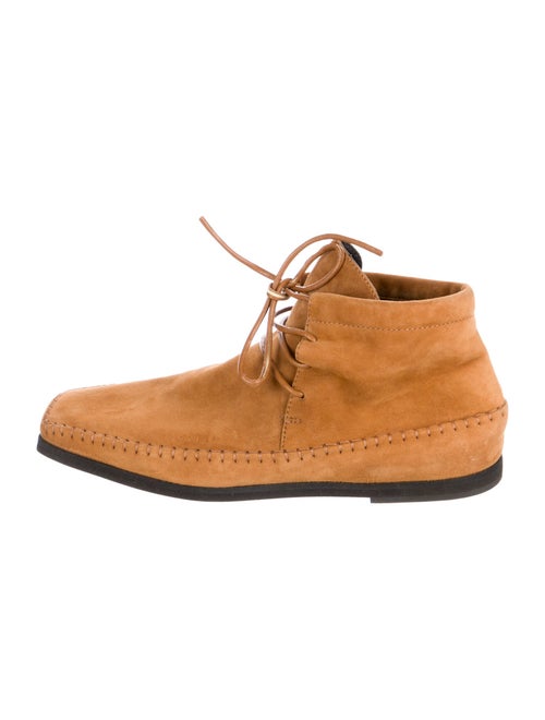 TOTEME Suede Lace-Up Boots