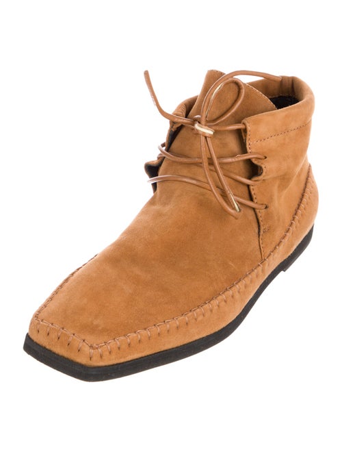 TOTEME Suede Lace-Up Boots