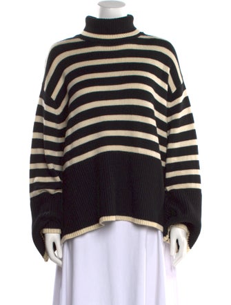 TOTEME Striped Turtleneck Sweater