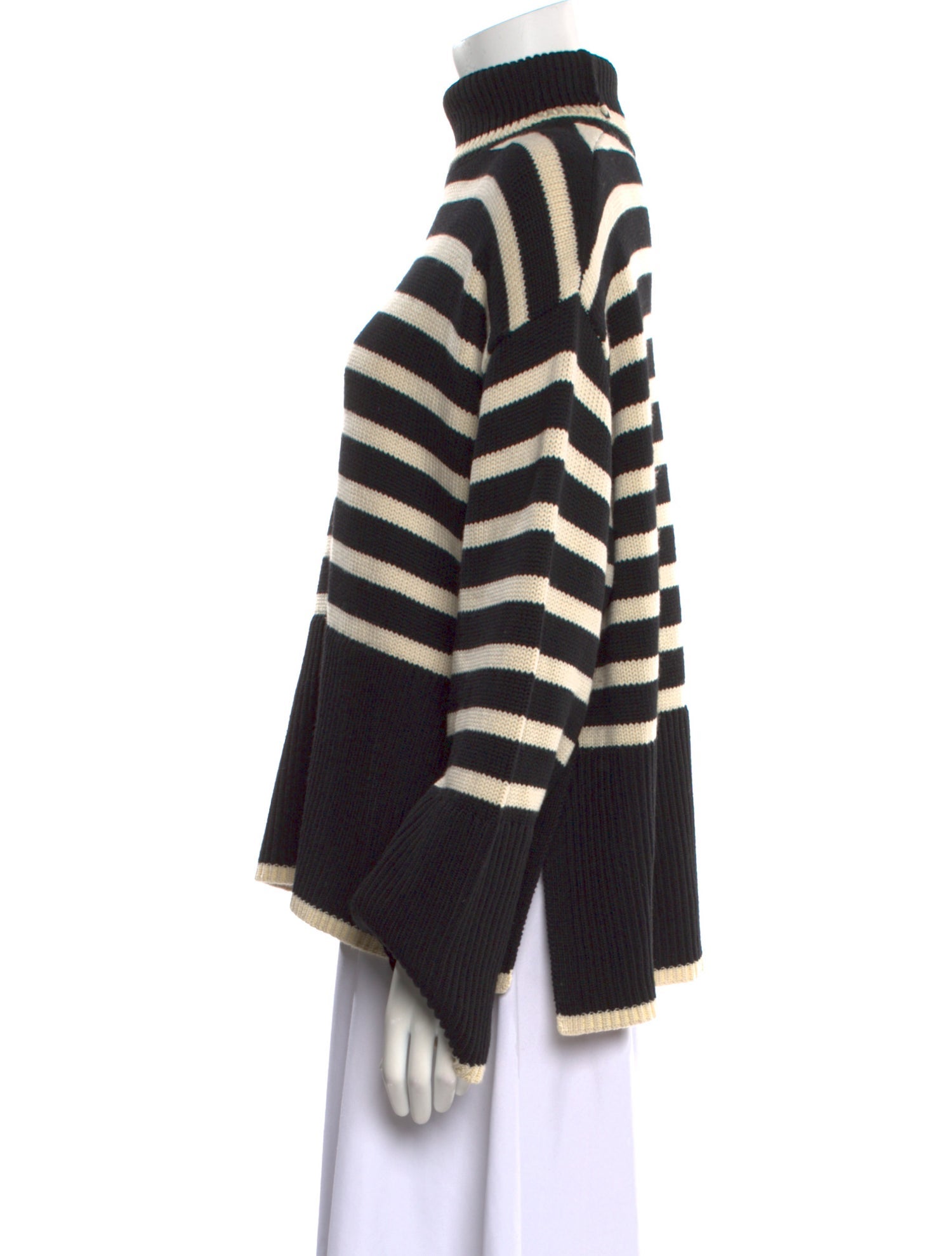 TOTEME Striped Turtleneck Sweater