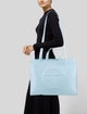 Telfar Vegan Leather Large Pool Blue Shopping Bag Large