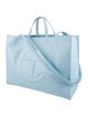 Telfar Vegan Leather Large Pool Blue Shopping Bag Large