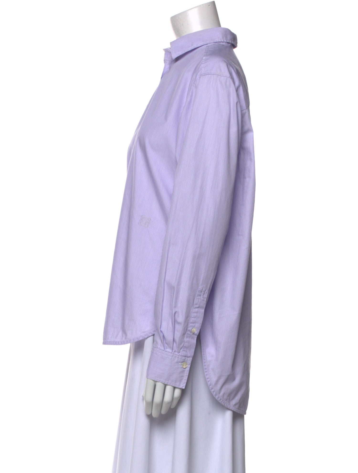 TOTEME Long Sleeve Button-Up Top