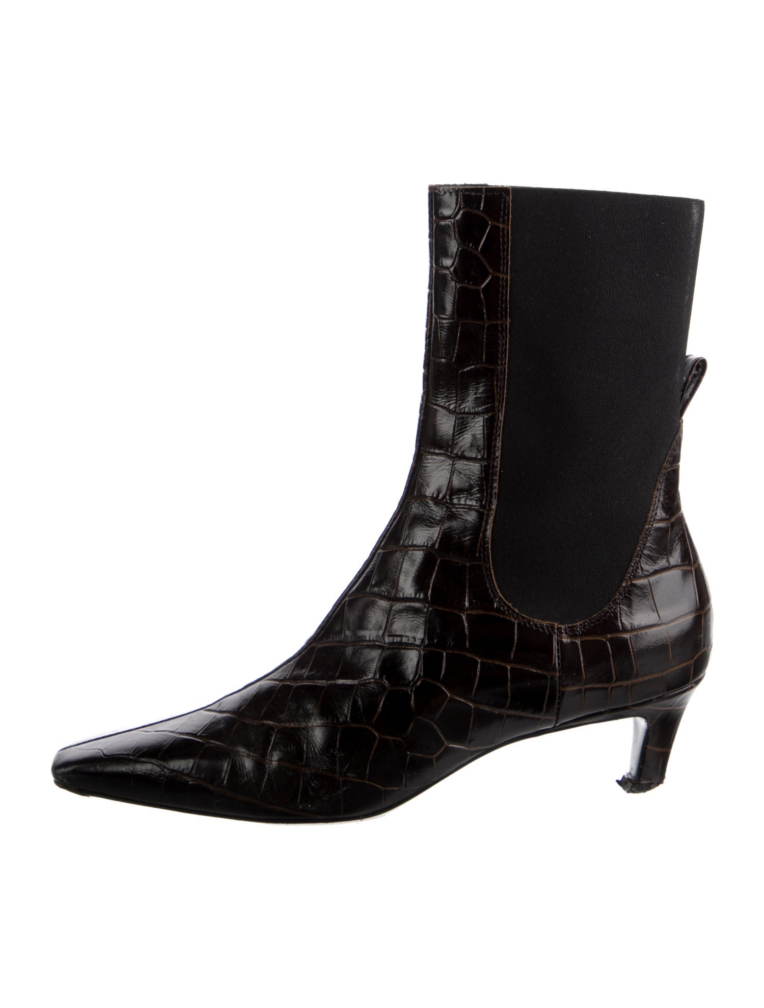 TOTEME Leather Sock Boots