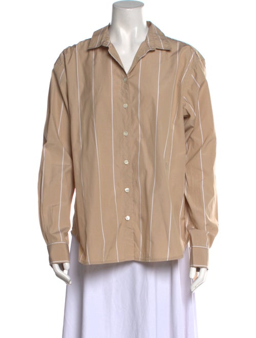 TOTEME Long Sleeve Button-Up Top