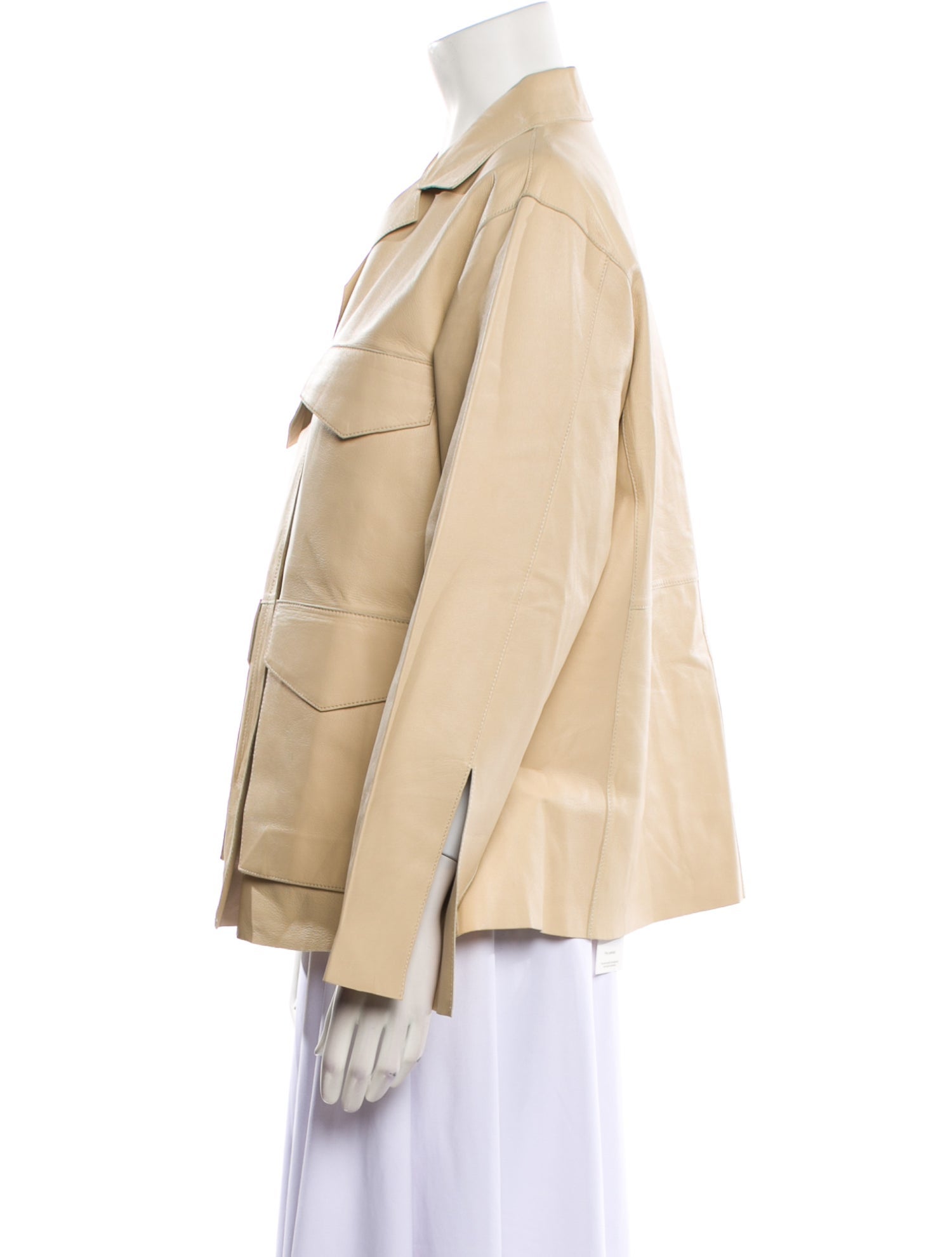 TOTEME Avignon Leather Utility Jacket