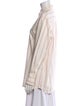 TOTEME Relaxed Stripe Long Sleeve Striped Button-Up Top