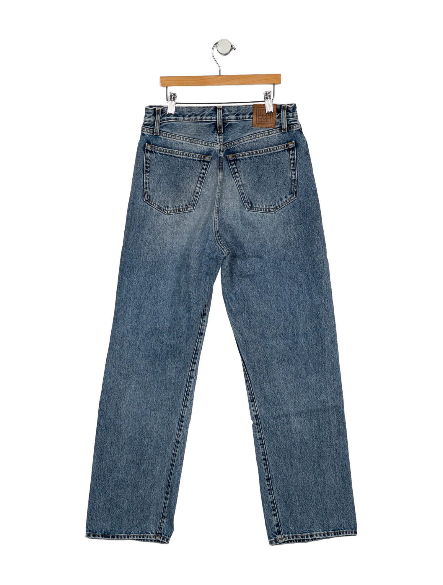 TOTEME Twisted Seam Wide Leg Jeans