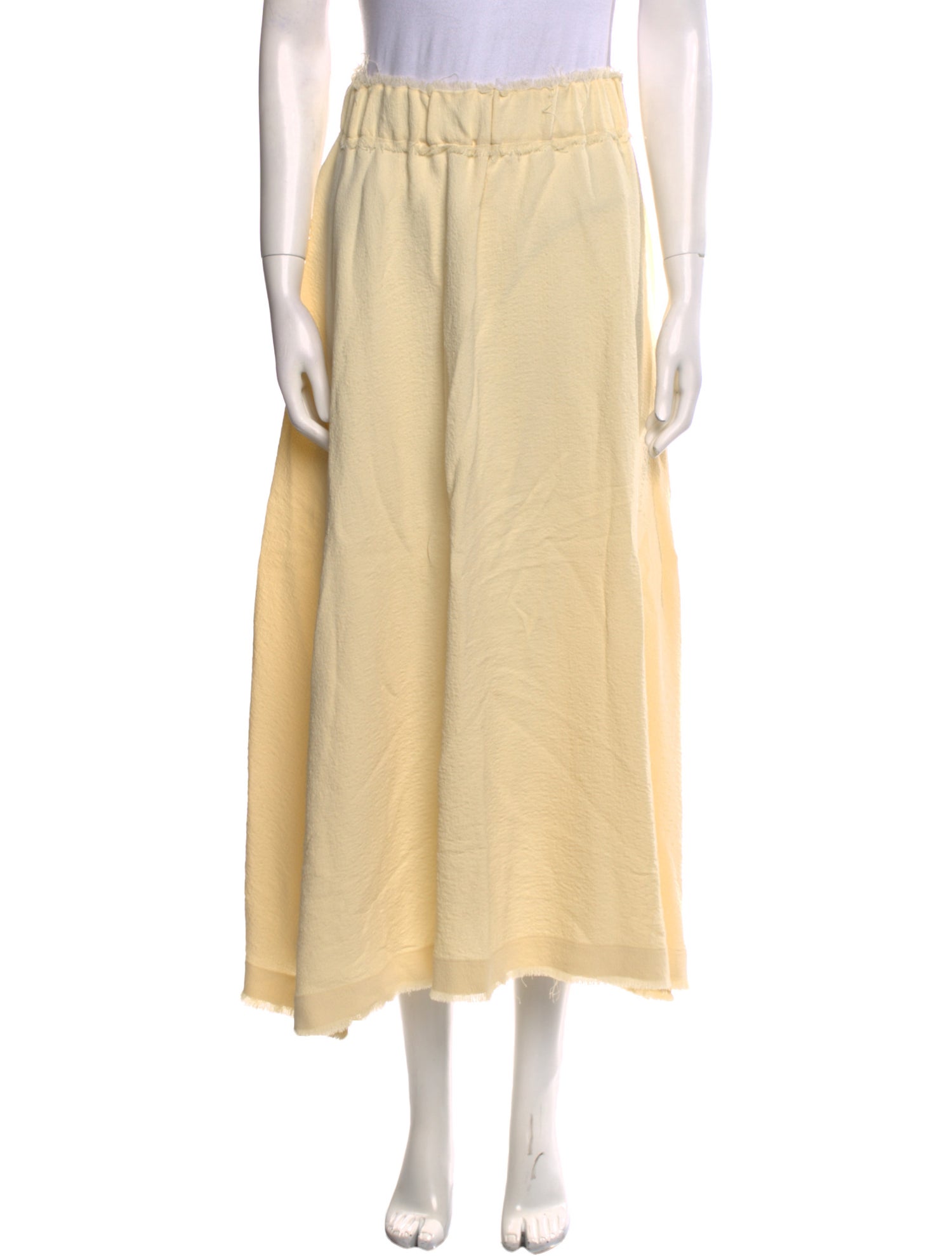 TOTEME Raw Trim Midi Length Skirt