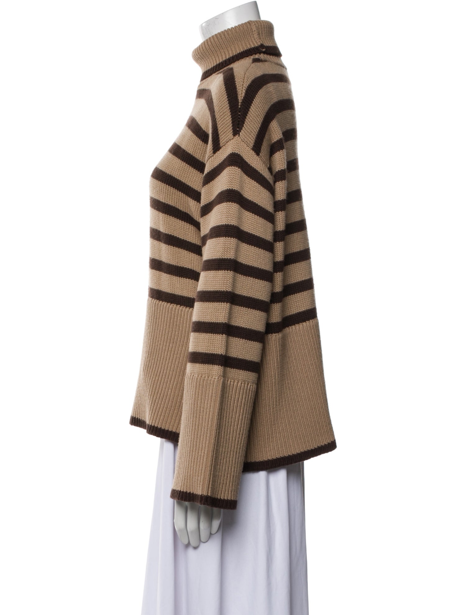 TOTEME Striped Turtleneck Sweater