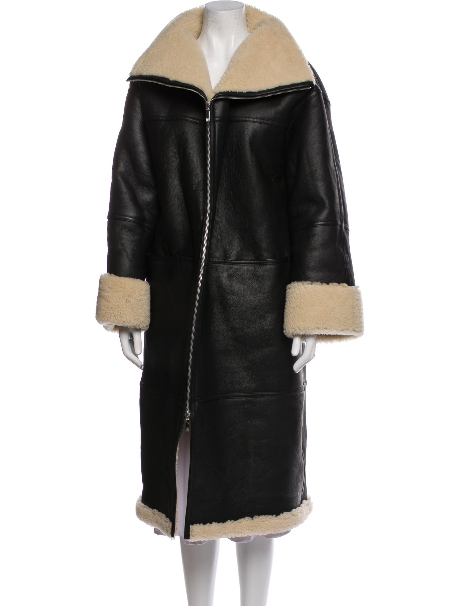 TOTEME Shearling Fur Coat