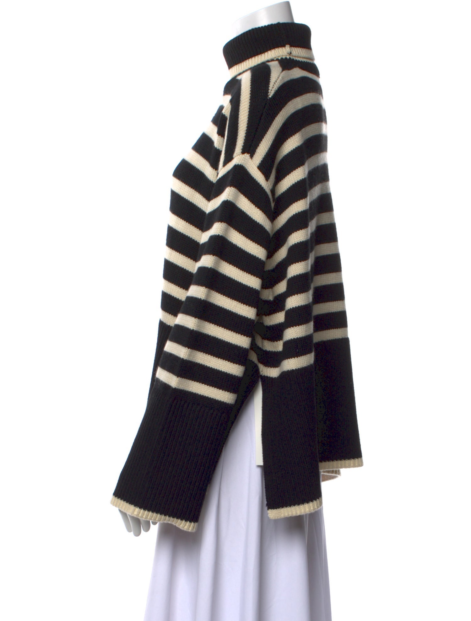 TOTEME Striped Turtleneck Sweater