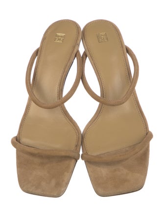 TOTEME The Minimalist Suede Slides