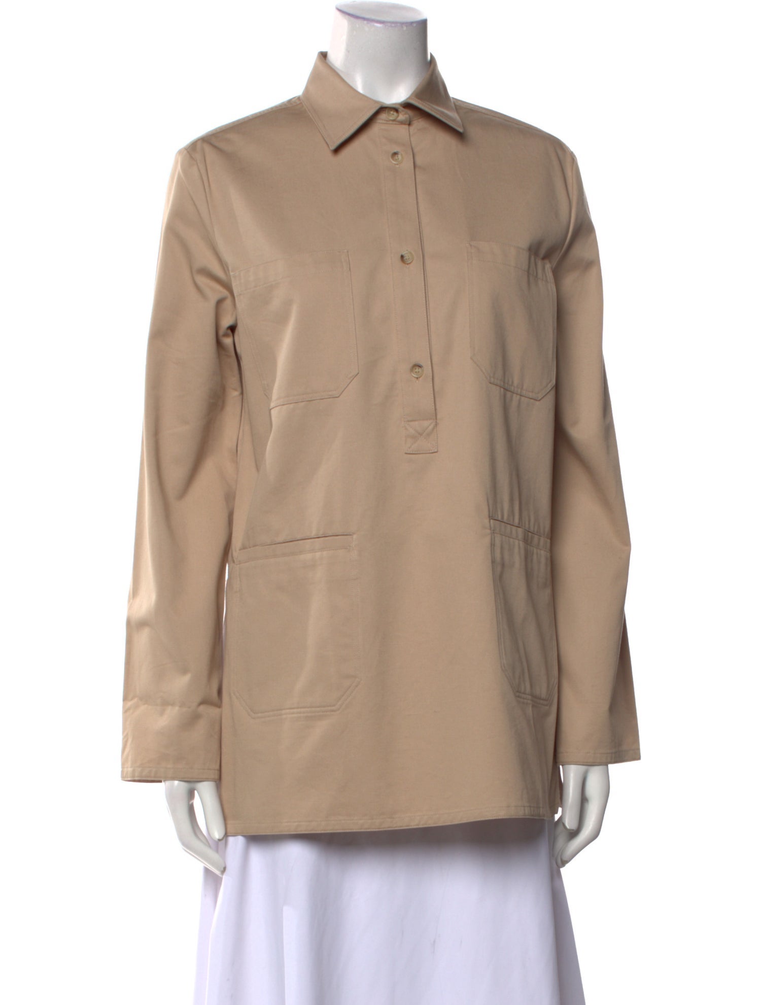 TOTEME Long Sleeve Button-Up Top w/ Tags