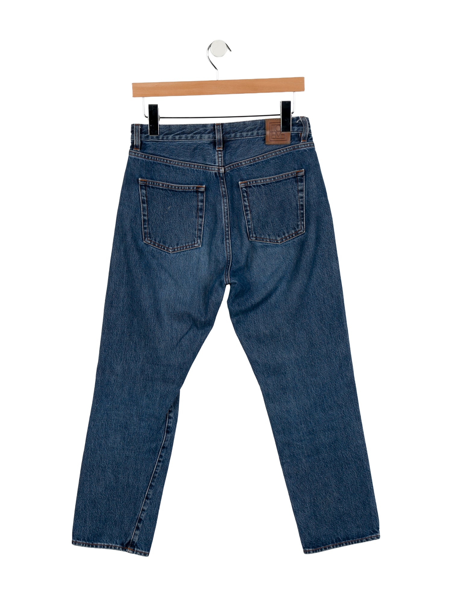 TOTEME Twisted Seam Straight Leg Jeans