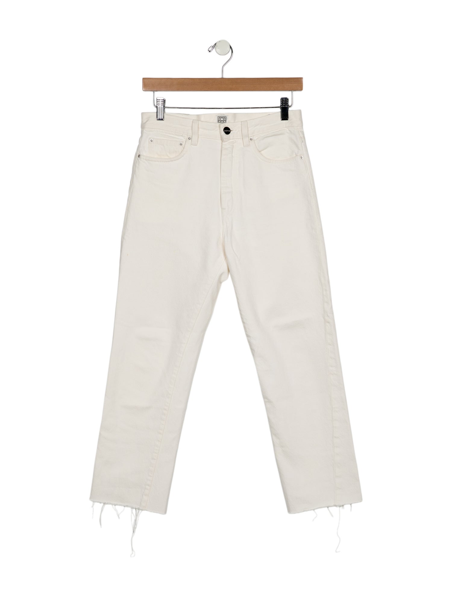 TOTEME High-Rise Straight Leg Jeans