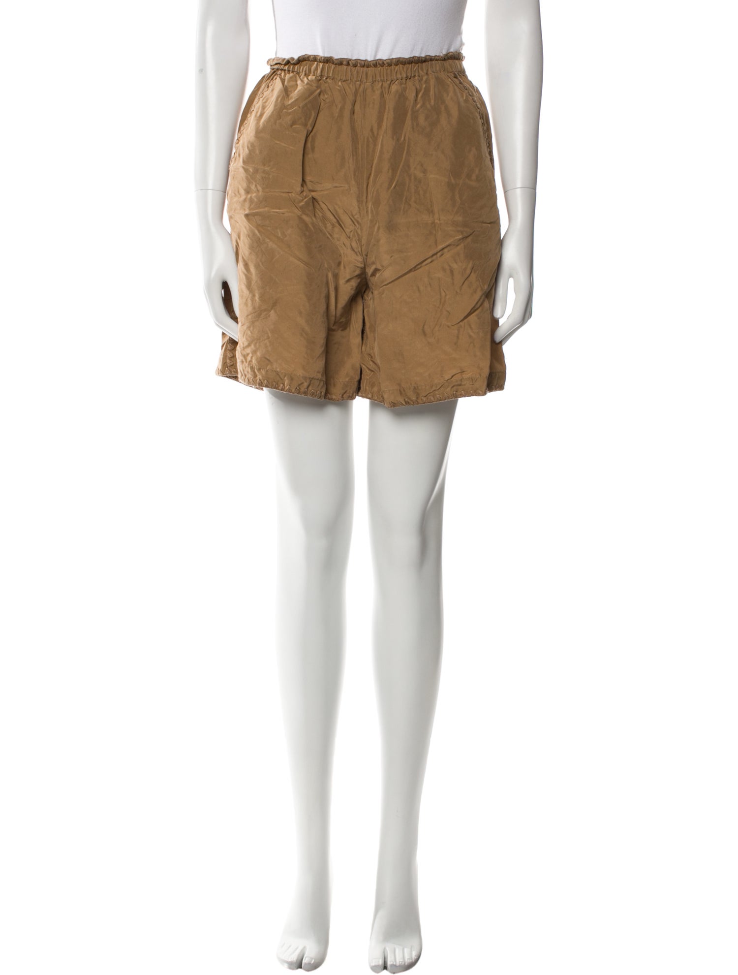 TOTEME Silk Mini Shorts