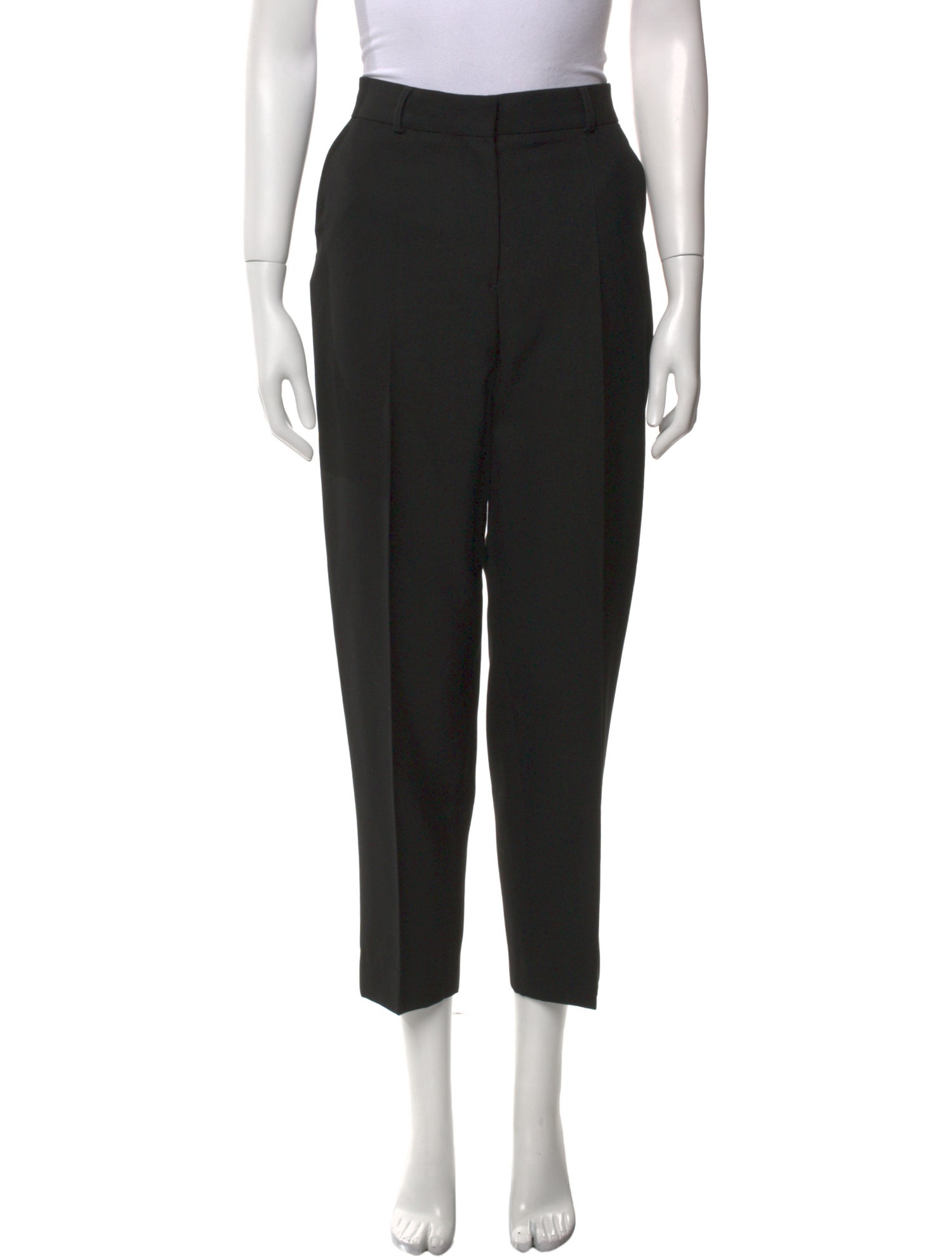 TOTEME Low-Waist Tailored Trouser Straight Leg Pants