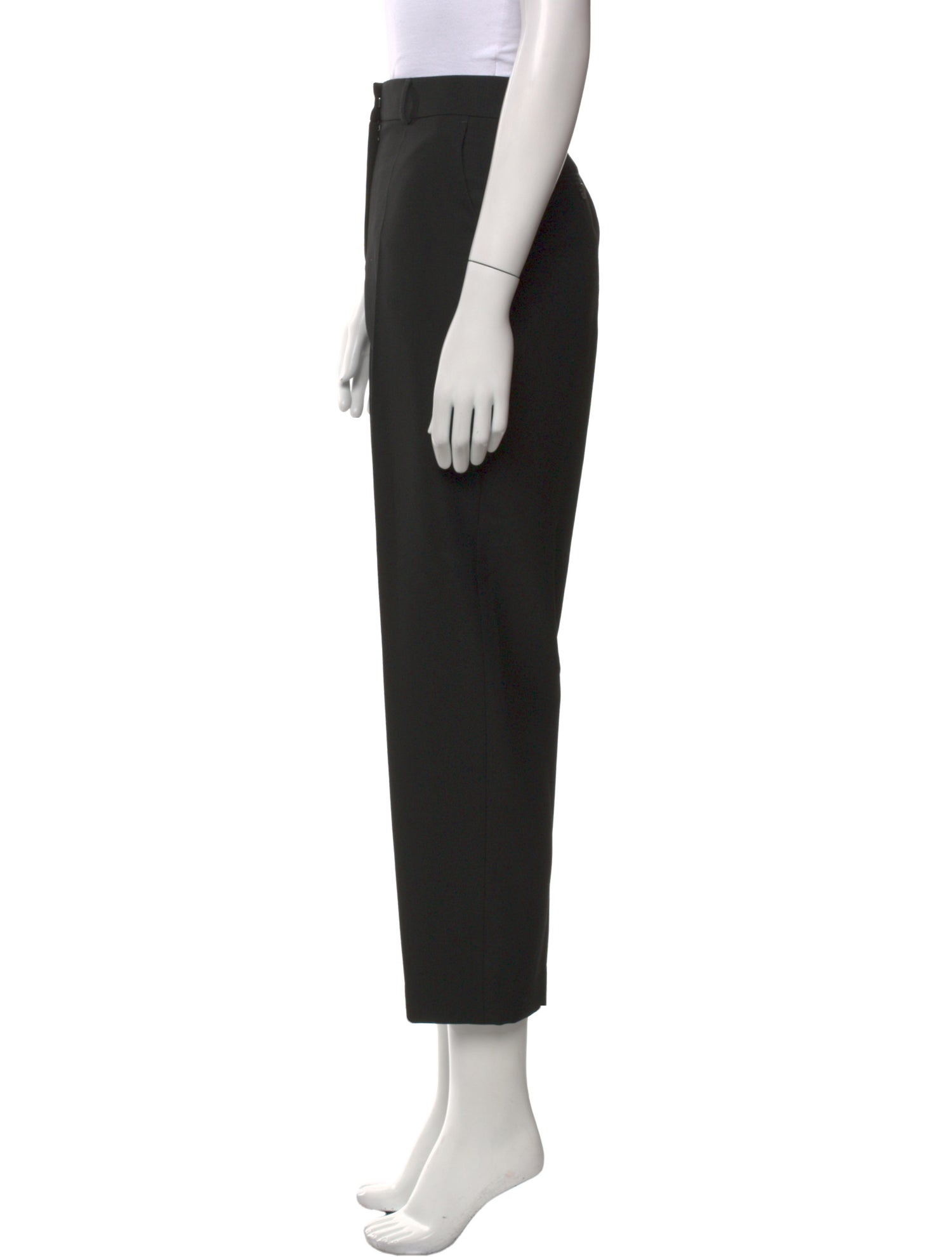 TOTEME Low-Waist Tailored Trouser Straight Leg Pants