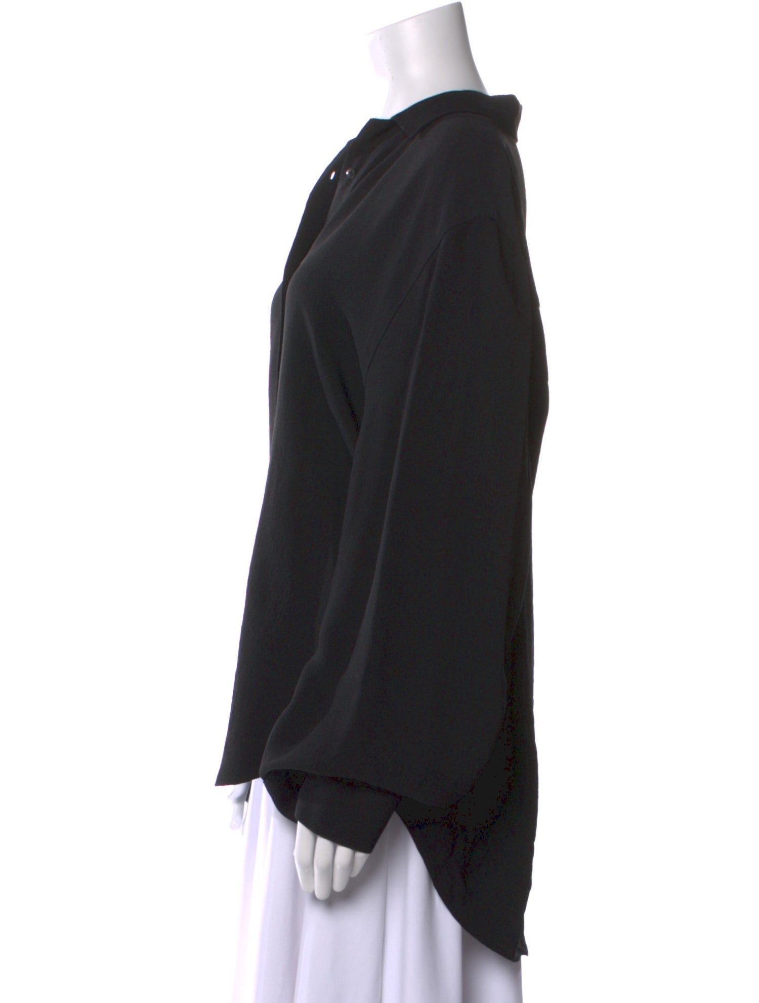 TOTEME V-Neck Long Sleeve Blouse