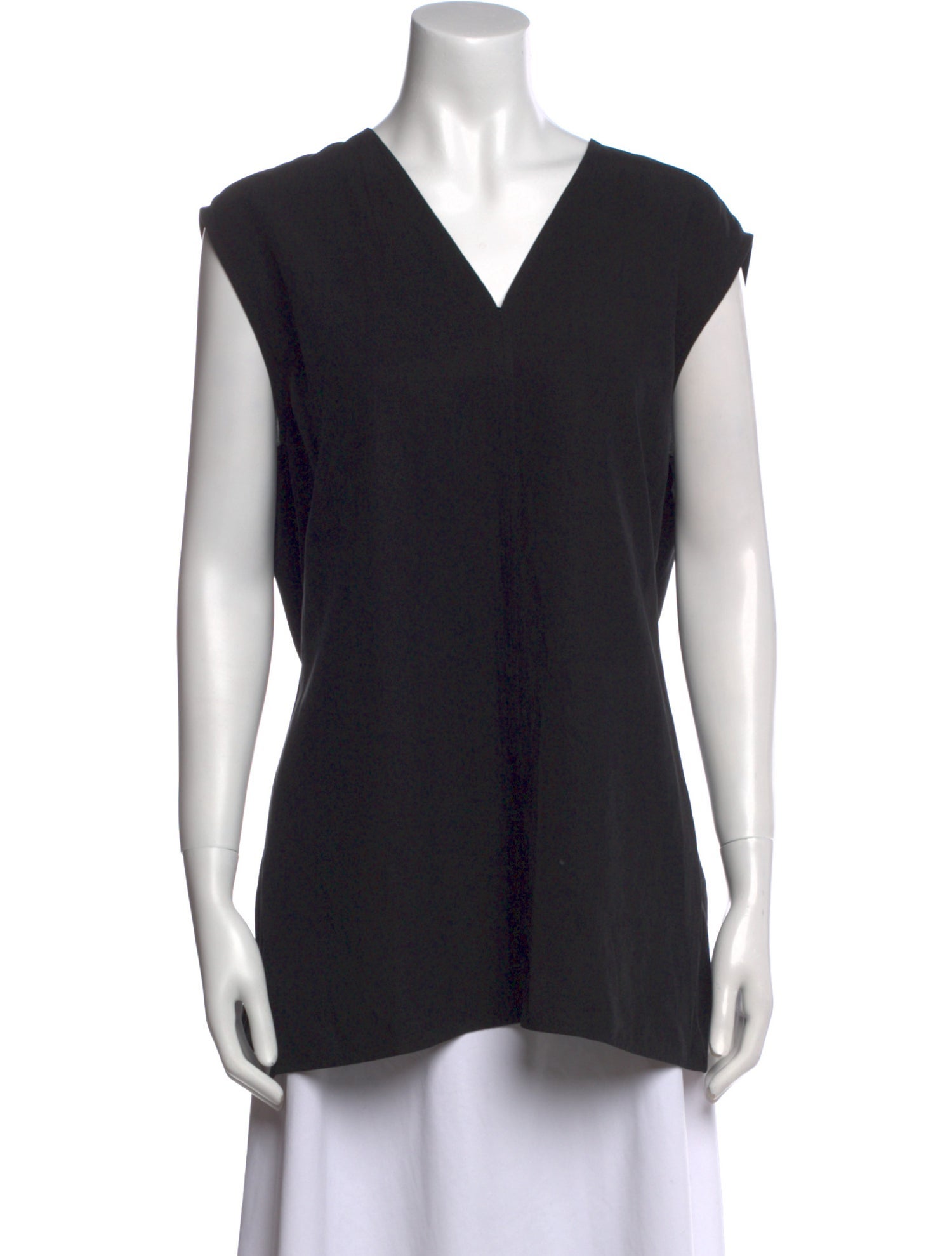 TOTEME Fluid V-Neck Sleeveless V-Neck Button-Up Top