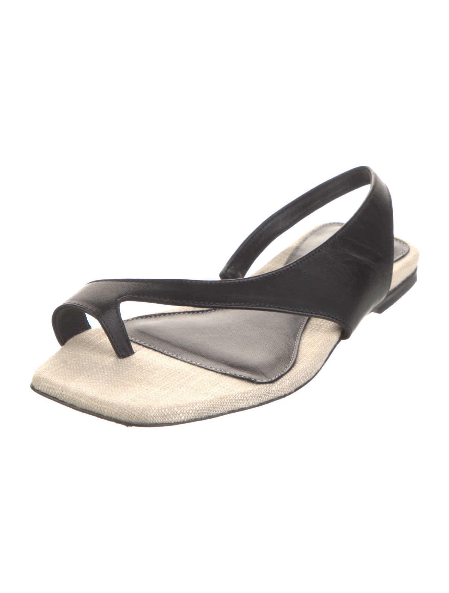 TOTEME Leather Slingback Sandals