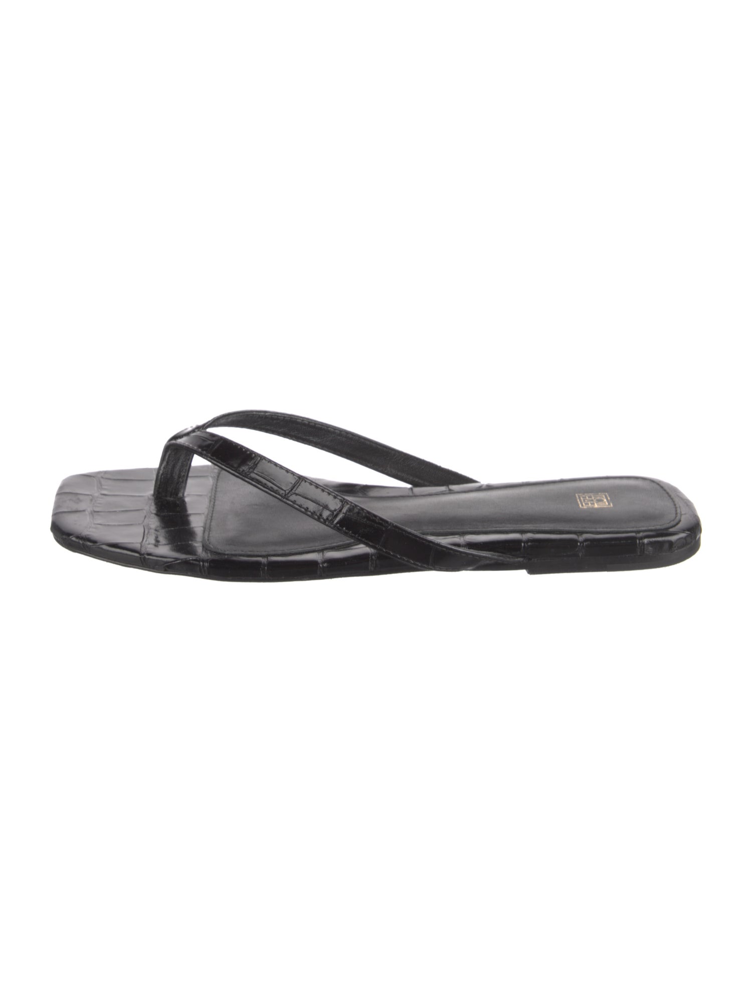 TOTEME Leather Flip Flops